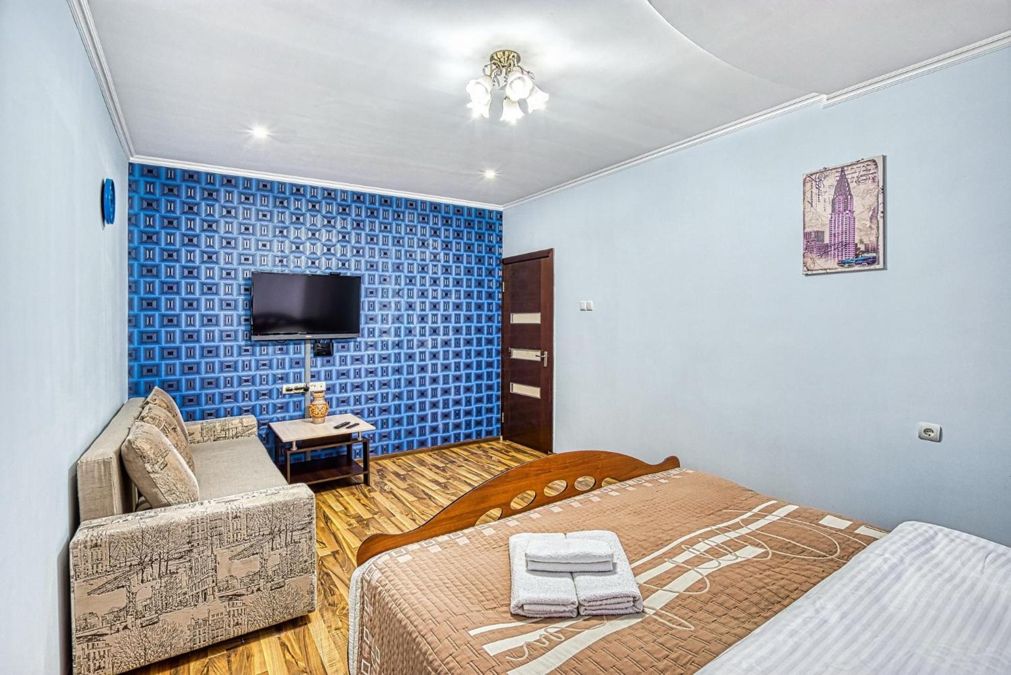 Apartment Near The President'S Park. Orbita-2 阿拉木图 外观 照片
